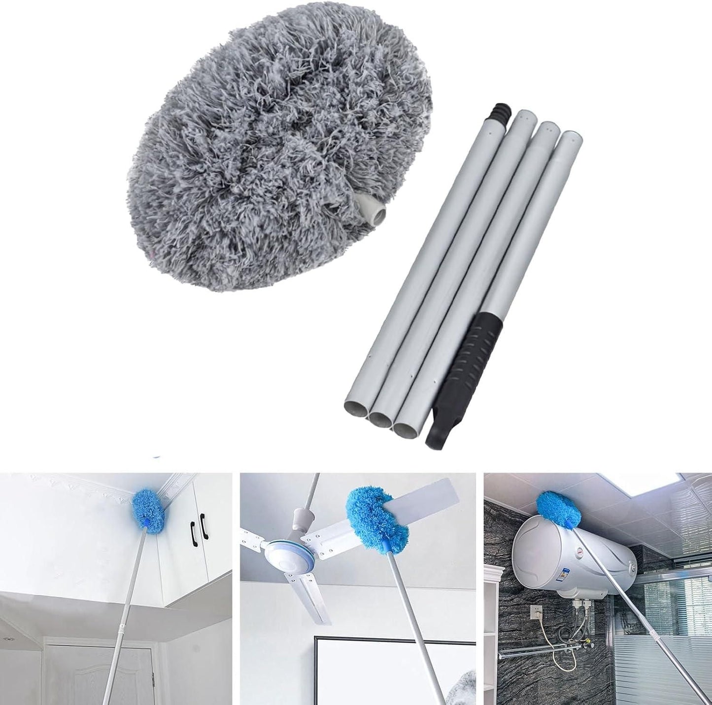 Washable Ceiling Fan Cleaner Duster – No More Dust, No More Hassle!