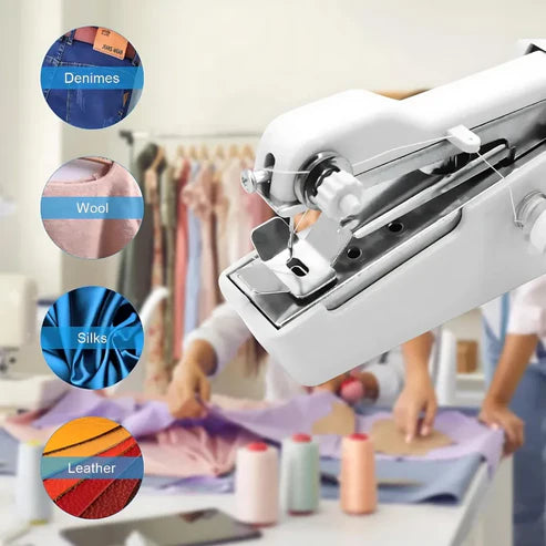 Portable Handheld Sewing Machine – Cordless, Quick & Easy Stitching